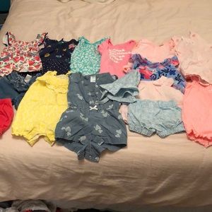 Baby girls summer LOT 16 pieces- CLOSET CLEAN OUT